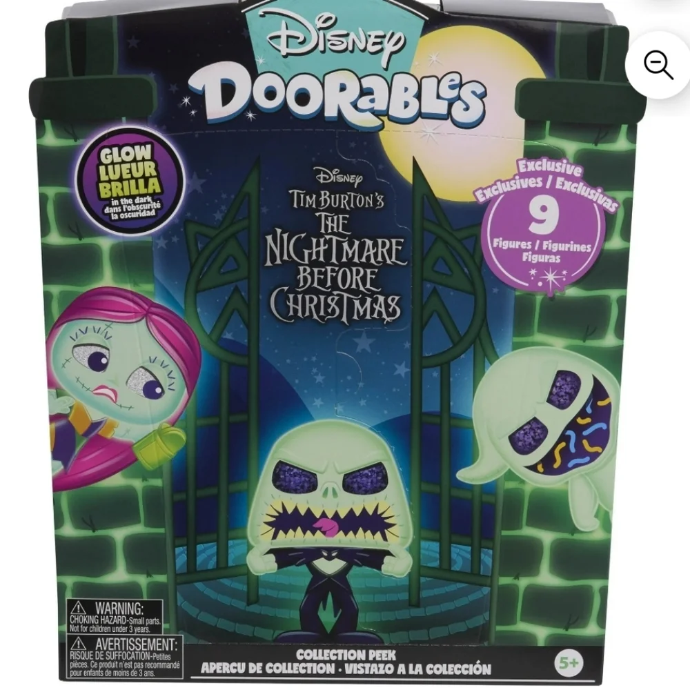 Disney Doorables The Nightmare Before Christmas Glow In The Dark Collection